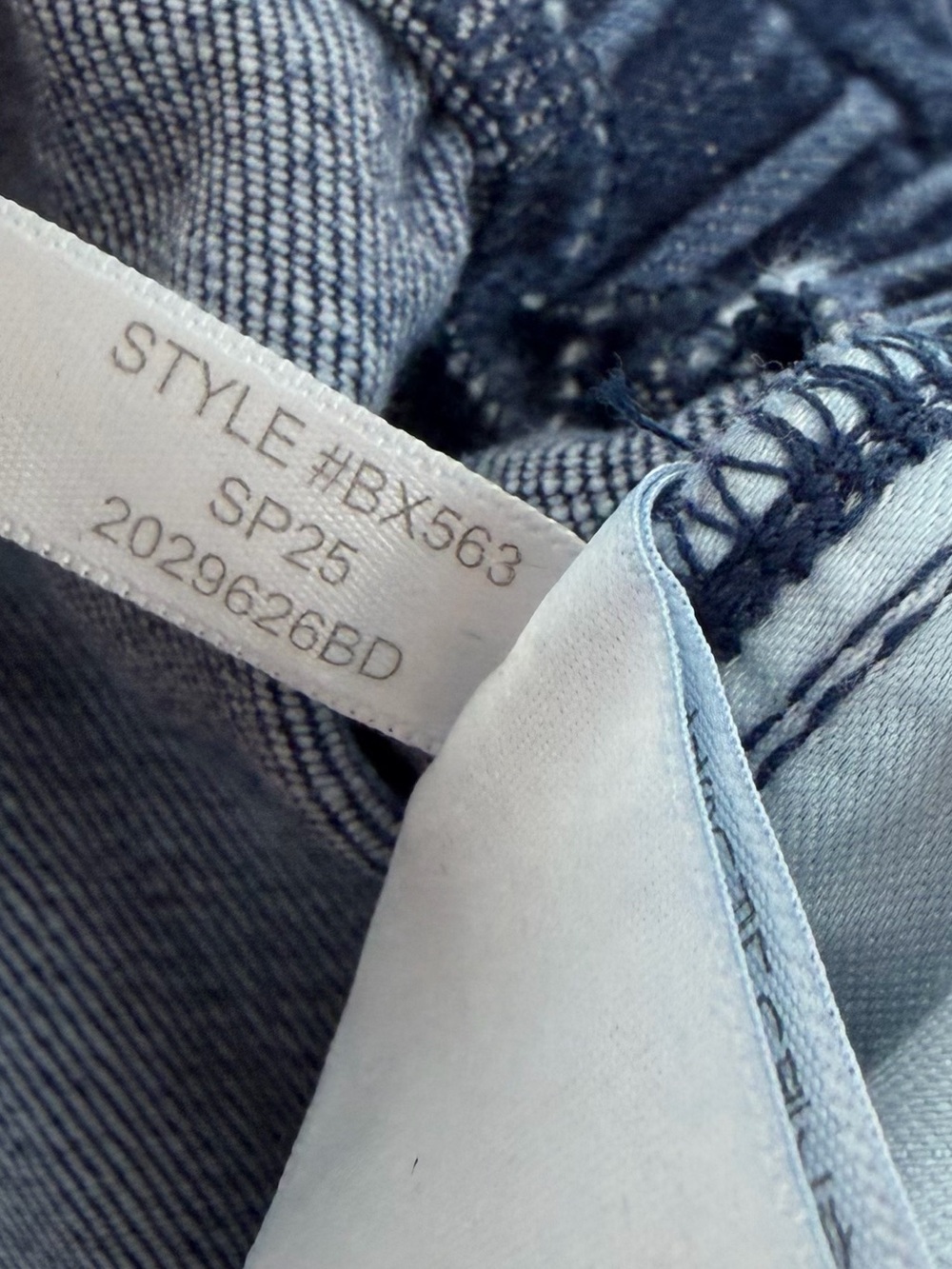 J Crew Jeans Womens 31 Blue Paper Bag Belt Tie Cropped Denim BX563 Cotton Blend - Picture 7 of 12